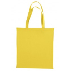 Tote bag sac 100% coton jaune