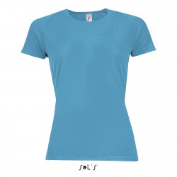 Tee-shirt respirant femme 140 g couleur