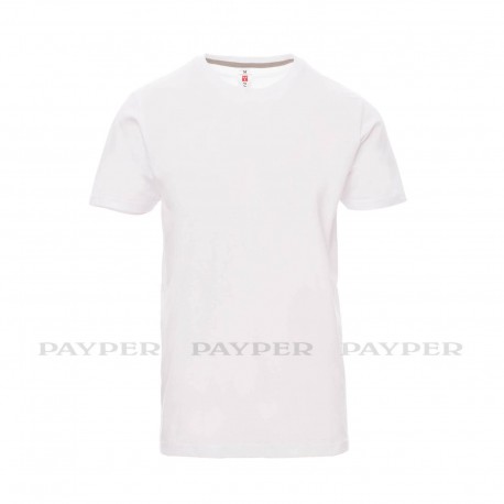 Tee-shirt homme peignÃ© 190 g blanc