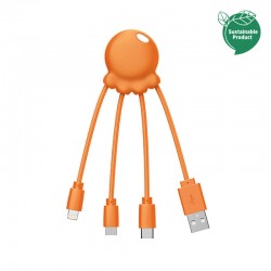 Câble de chargement multi-connecteurs GRS Xoopar® Octopus Eco